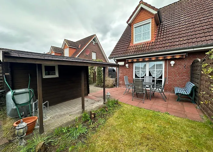 別荘 Carolinensieler-koje -- Nordsee-ferienhaus Mit Charme In Altfunixsiel